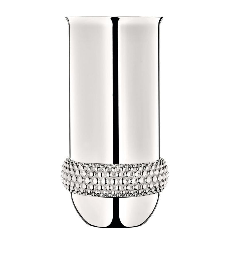 Christofle Christofle Silver-Plated Perles Vase (29Cm)