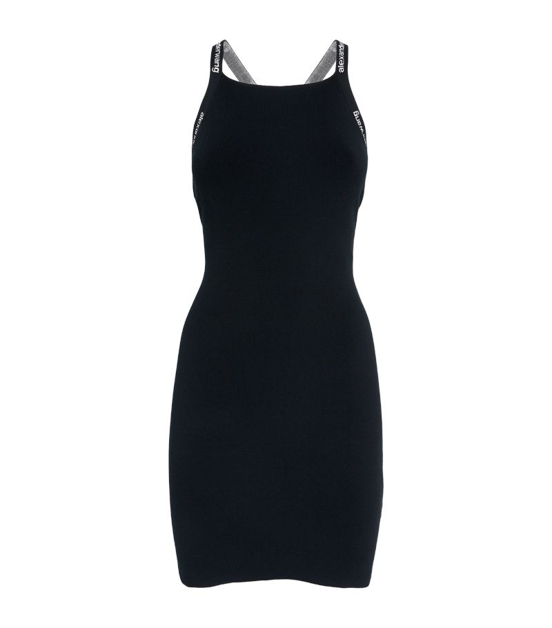 Alexander Wang Alexander Wang Logo Bodycon Mini Dress