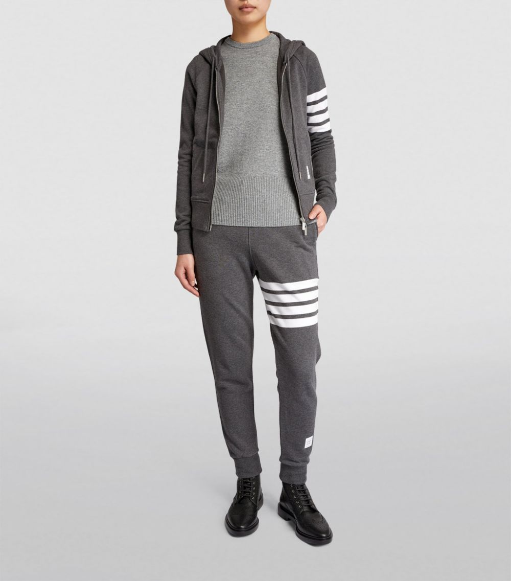 Thom Browne Thom Browne 4-Bar Zip-Up Hoodie