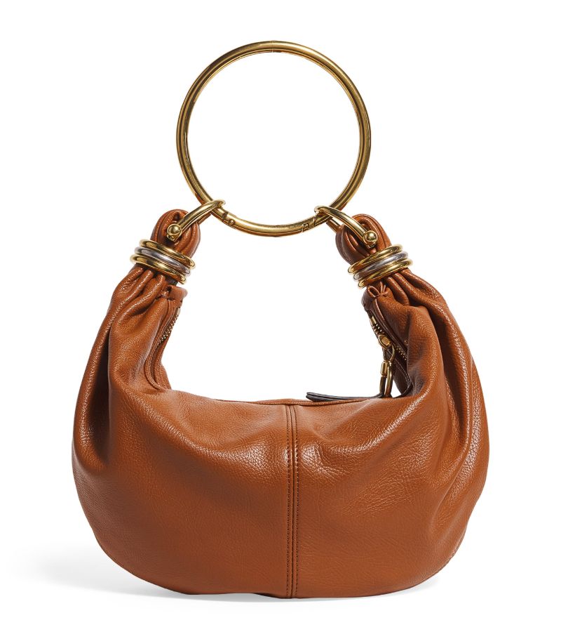 Chloé Chloé Small Leather Bracelet Hobo Bag