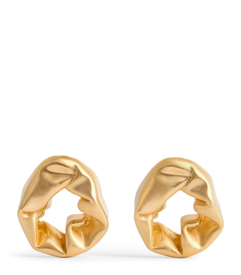 Completedworks Completedworks Gold-Plated Scrunch Earrings