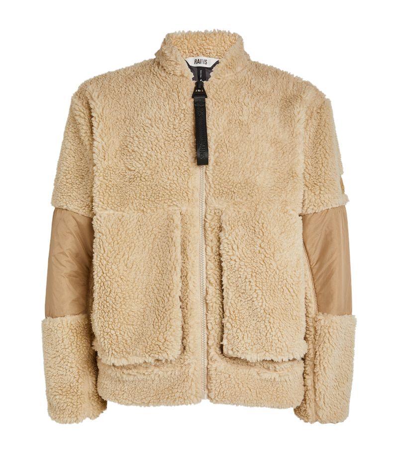 Rains Rains Faux-Shearling Fleece Jacket