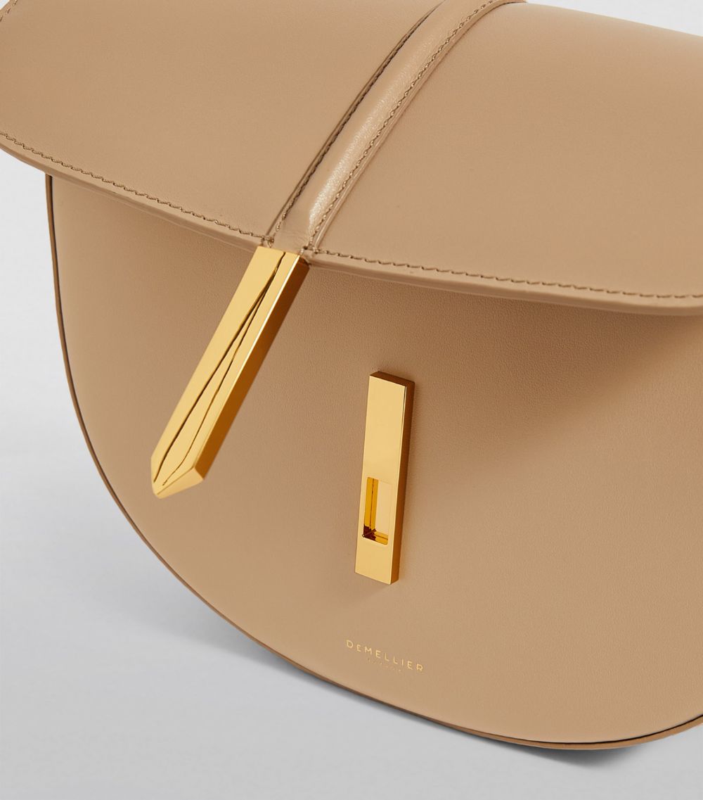 Demellier Demellier Leather The Tokyo Cross-Body Saddle Bag