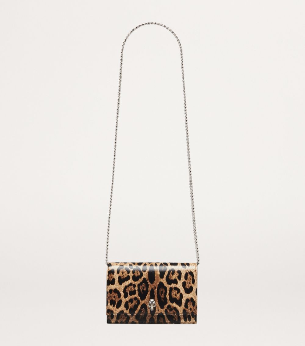 Alexander McQueen Alexander Mcqueen Mini Leopard Print Skull Cross-Body Bag