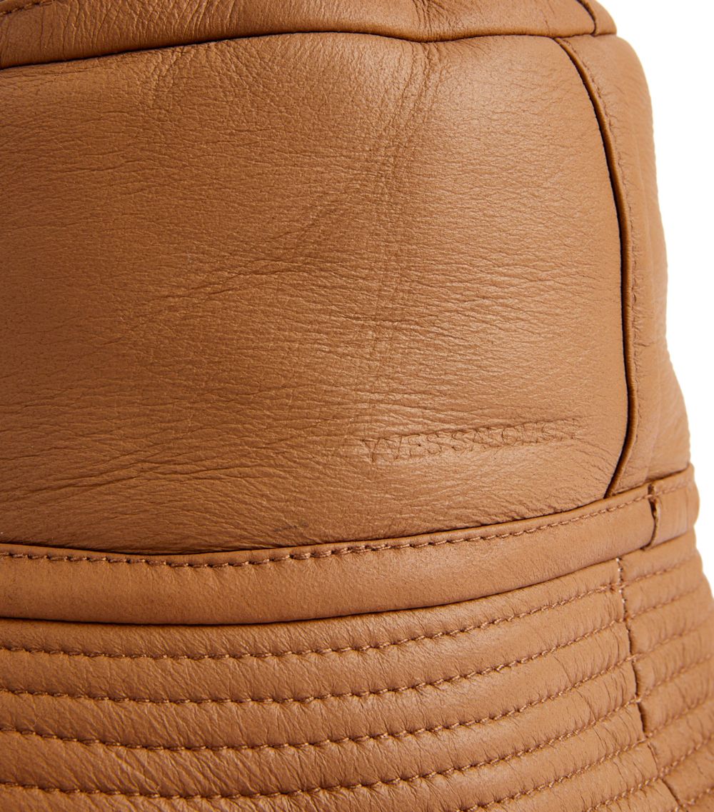 Yves Salomon Yves Salomon Merino-Lambskin Bucket Hat