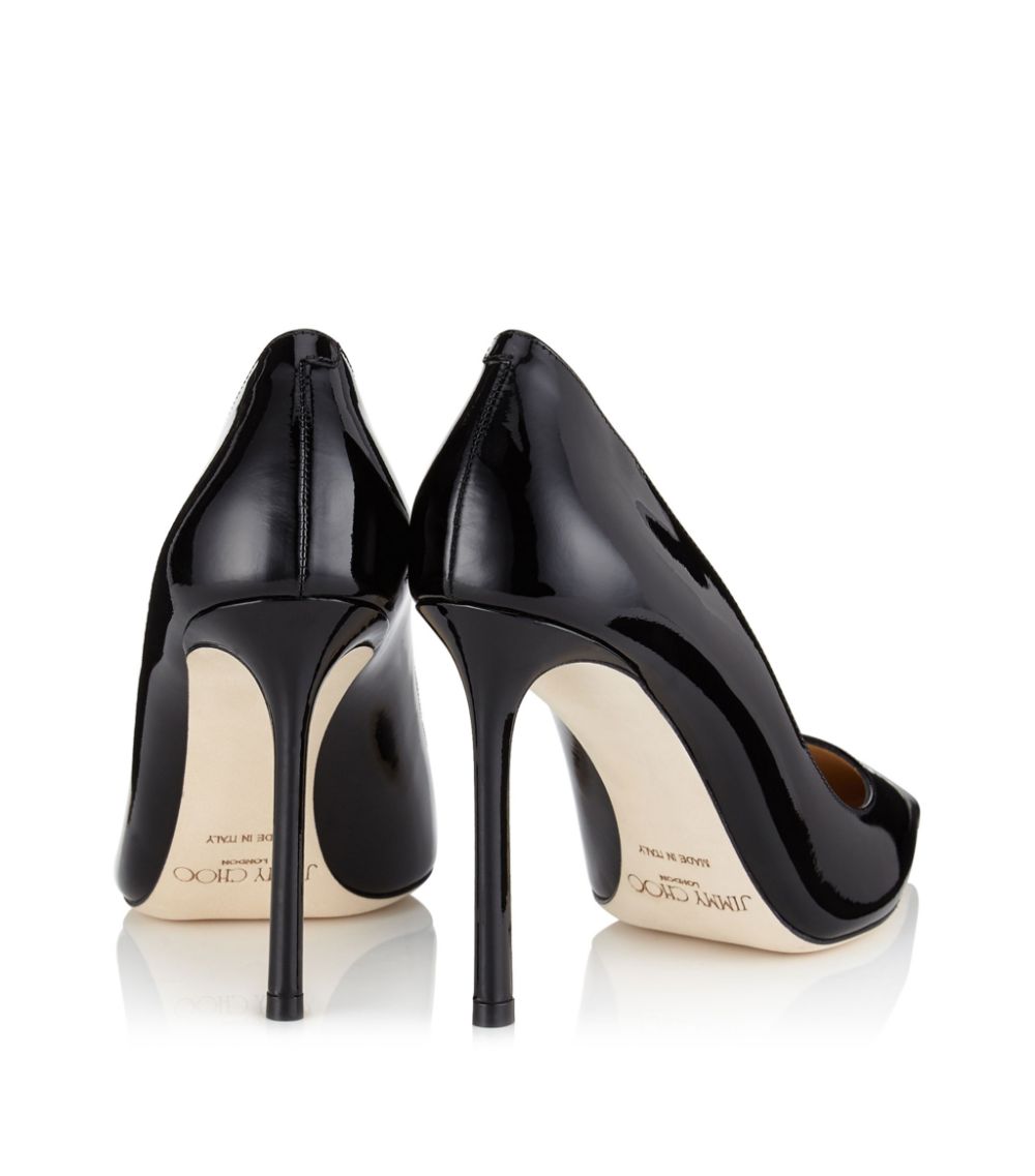 Jimmy Choo Jimmy Choo Romy 100 Leather Pumps