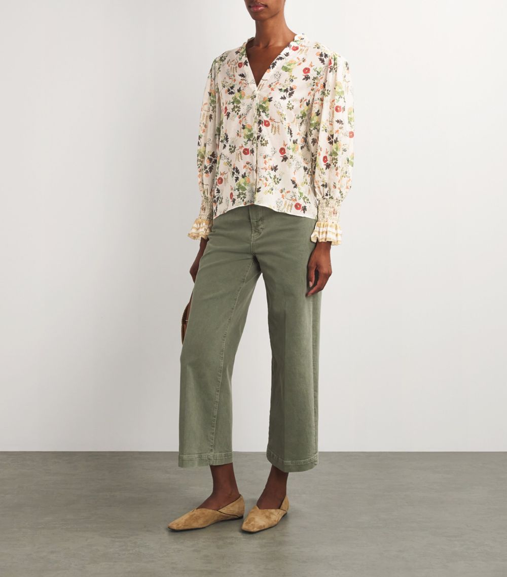 Alice + Olivia Alice + Olivia Floral Ilan Blouse