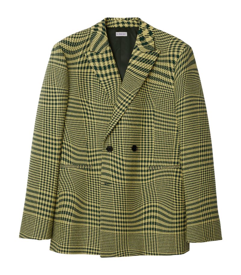 Burberry Burberry Wool Warped Houndstooth Jacket