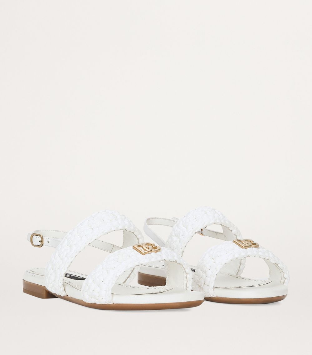 Dolce & Gabbana Dolce & Gabbana Kids Dg Logo Sandals