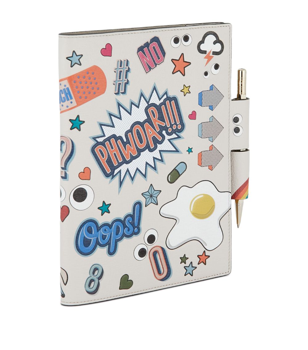 Anya Hindmarch Anya Hindmarch Leather Stickers A5 Journal
