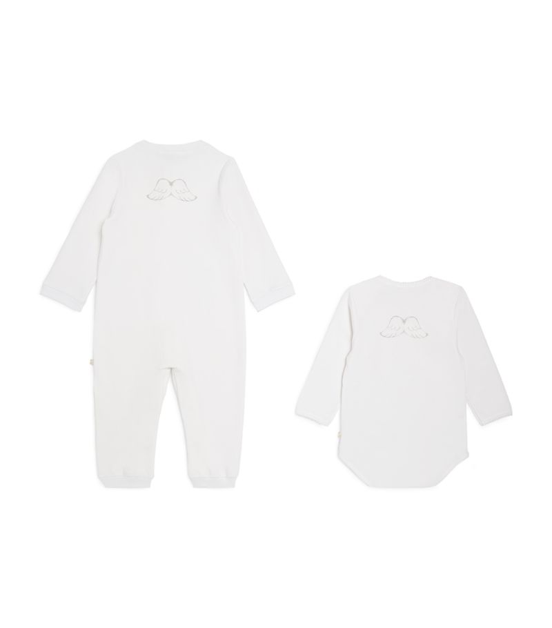 Marie-Chantal Marie-Chantal Angel Wing Playsuit And Bodysuit Set (0-12 Months)