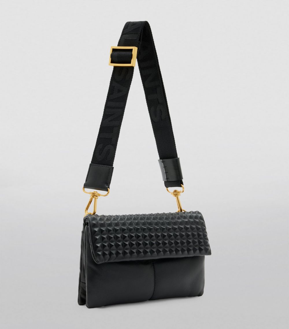 Allsaints Allsaints Leather Ezra Studded Cross-Body Bag