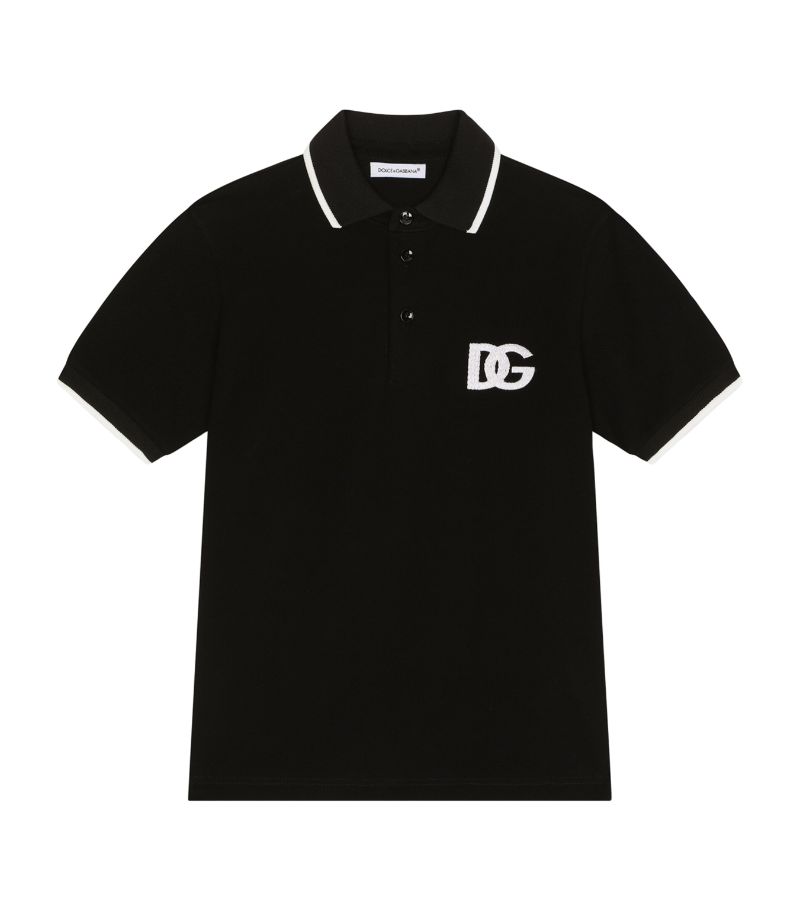 Dolce & Gabbana Dolce & Gabbana Kids Cotton Logo Polo Shirt (2-6 Years)