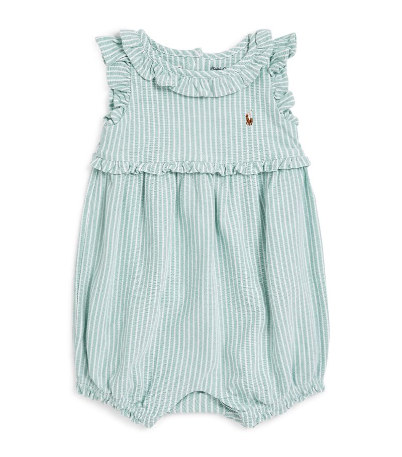 Ralph Lauren Kids Ralph Lauren Kids Cotton Striped Playsuit (3-24 Months)