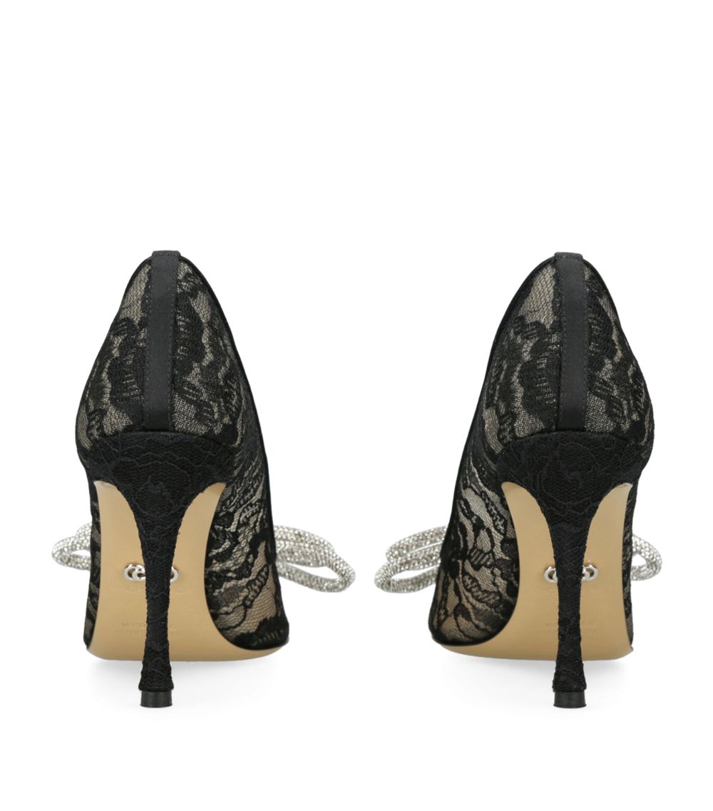 Mach & Mach Mach & Mach Lace Double-Bow Pumps 95