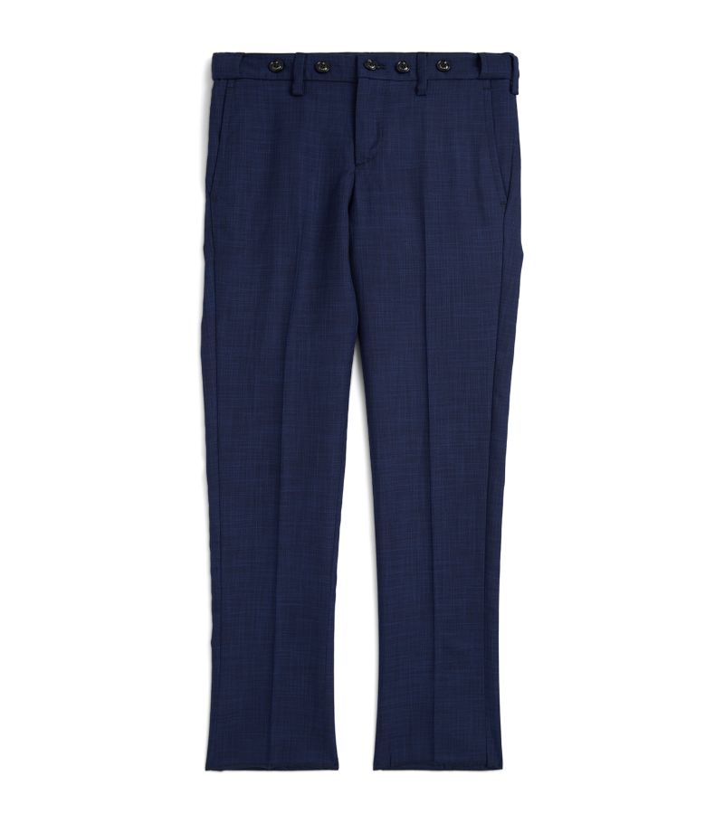 Stefano Ricci Stefano Ricci Kids Wool-Silk Straight Tailored Trousers (4-16 Years)