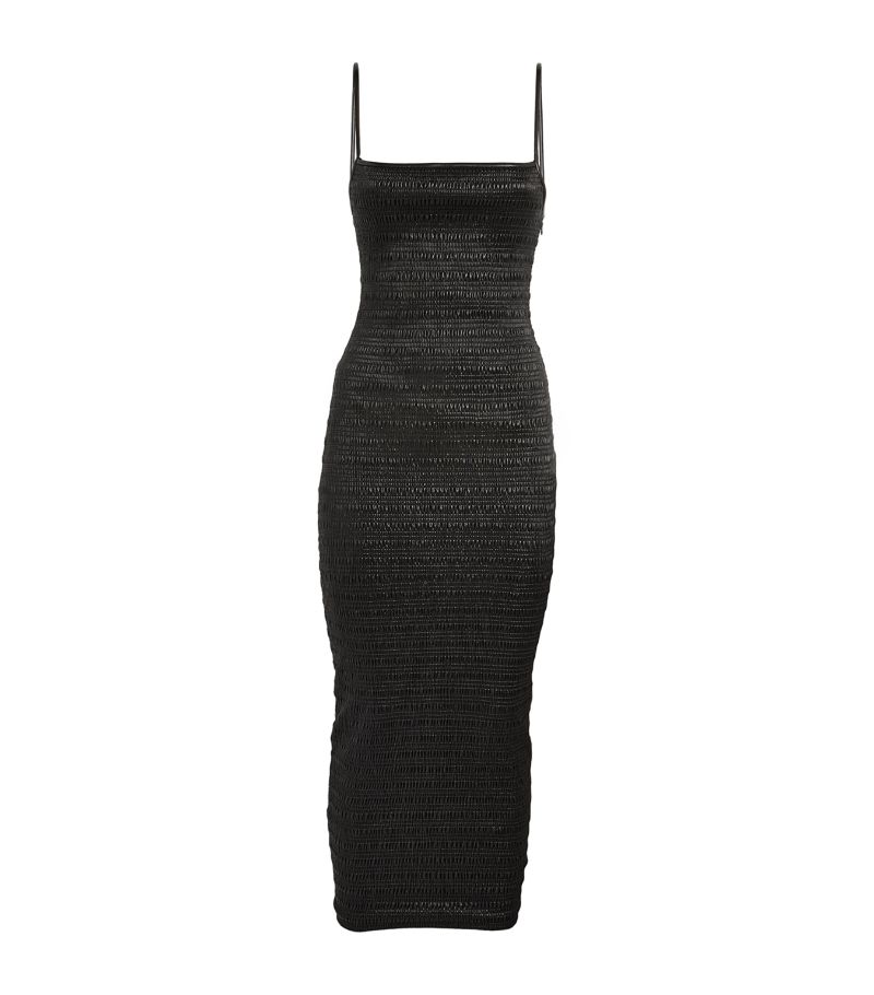 Nanushka Nanushka Smocked Barra Midi Dress