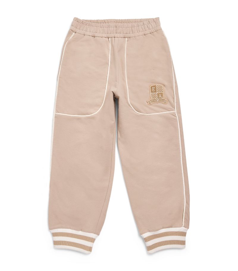 Emporio Armani Kids Emporio Armani Kids Stretch-Cotton Logo Sweatpants(4-16 Years)