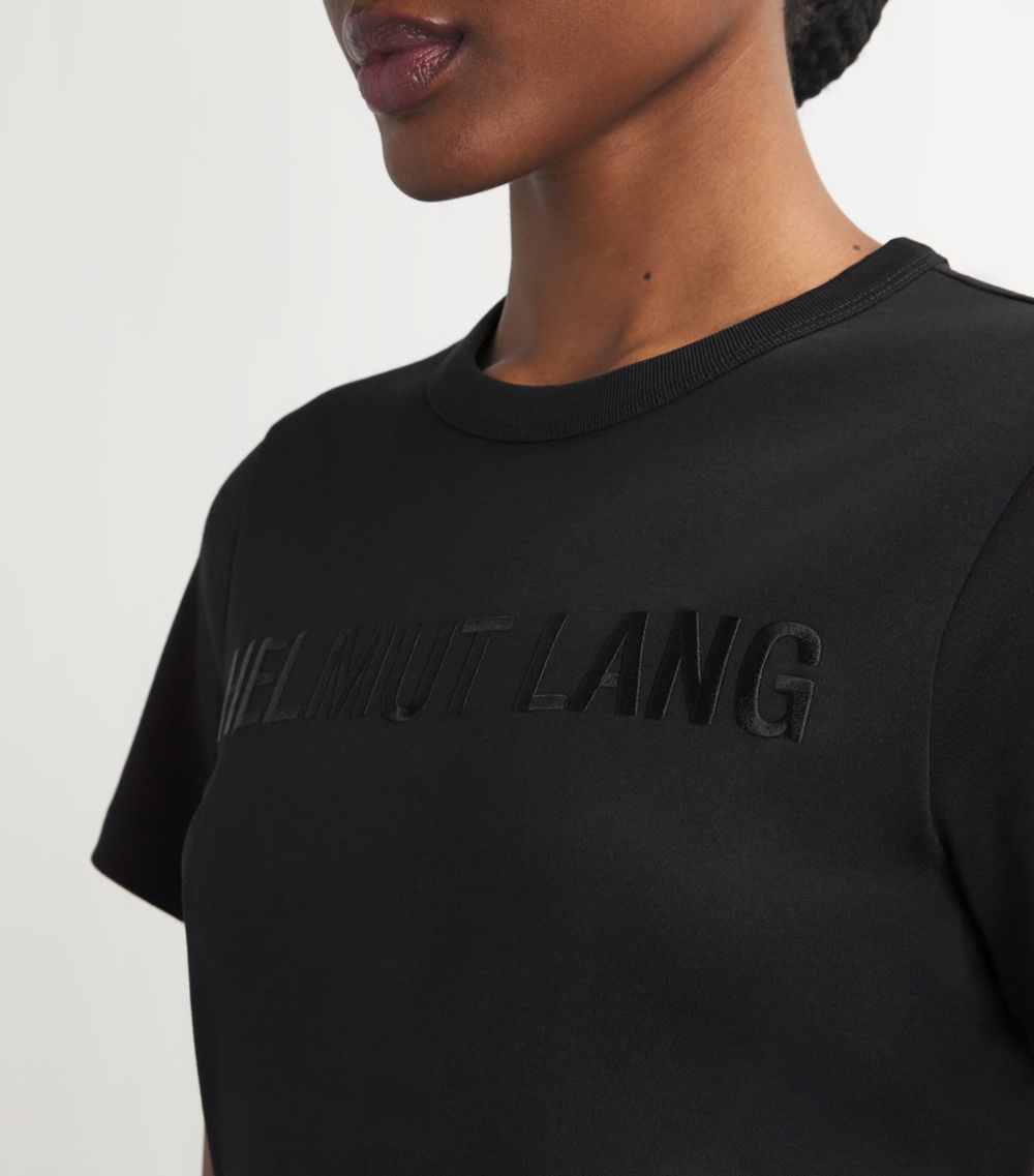 Helmut Lang Helmut Lang Embroidered Logo T-Shirt