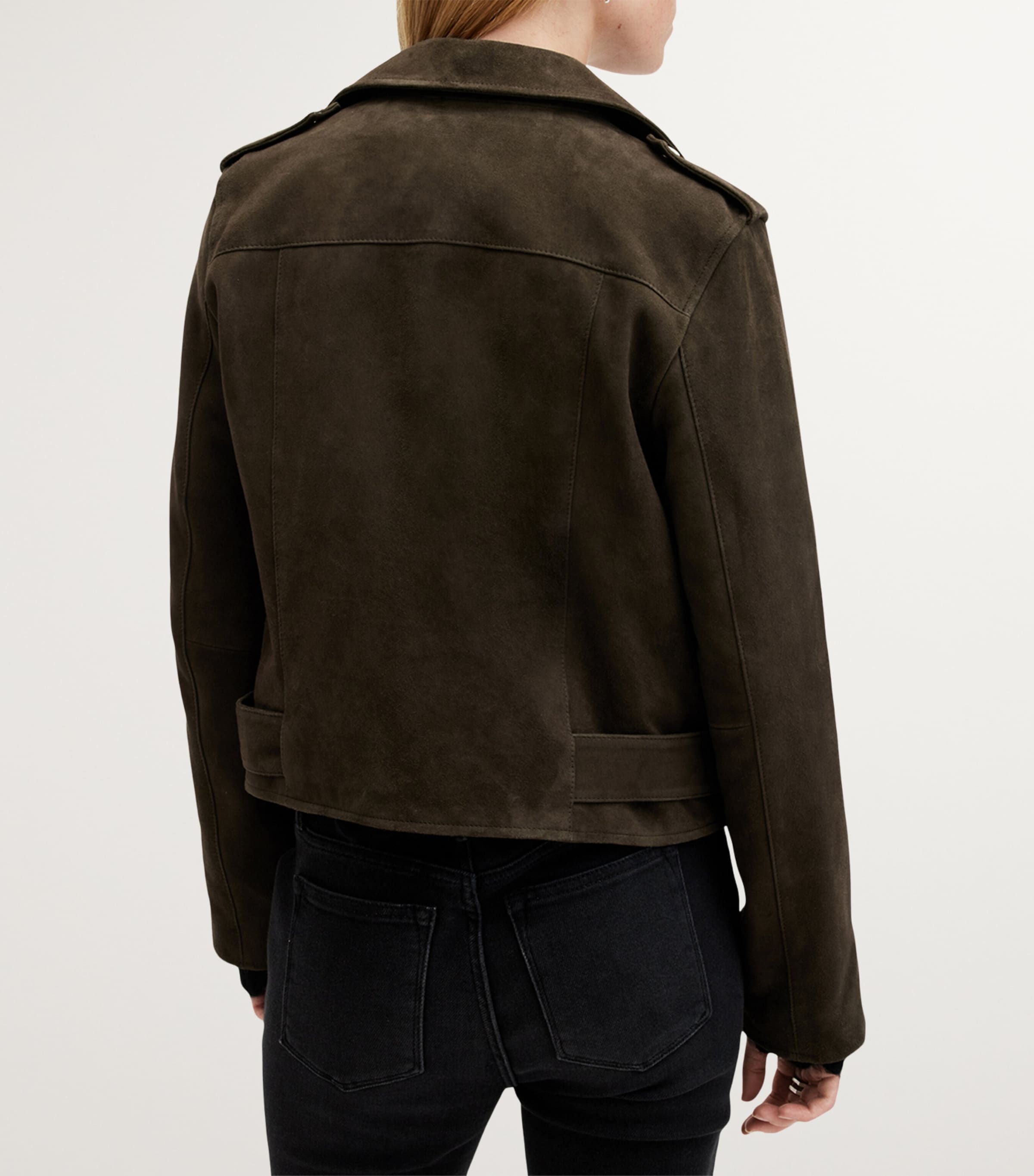 Allsaints AllSaints Suede Balfern Biker Jacket