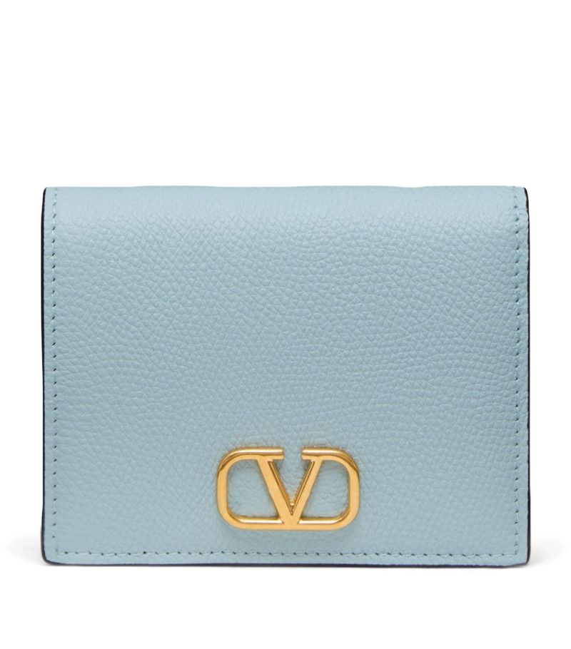 VALENTINO GARAVANI Valentino Garavani Leather Vlogo Bifold Wallet