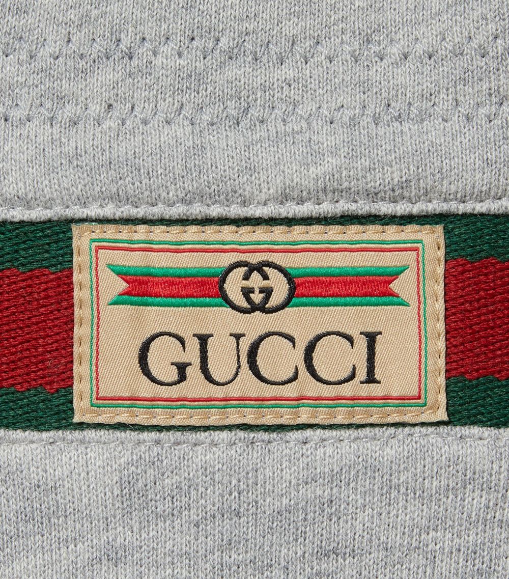 Gucci Gucci Kids Cotton Web Stripe Sweatpants (4-12 Years)