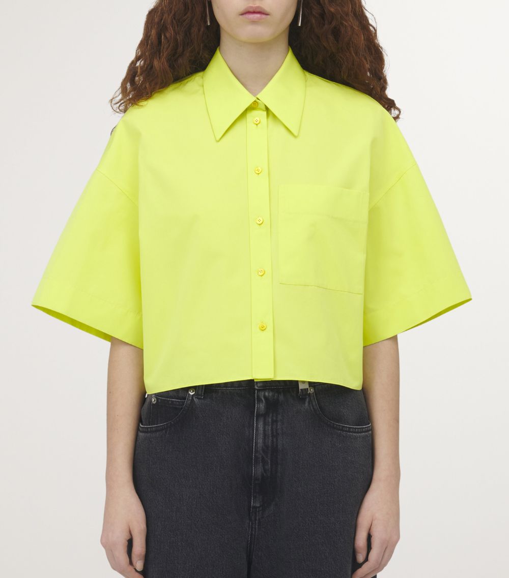 Alexander McQueen Alexander Mcqueen Cropped Military Shirt