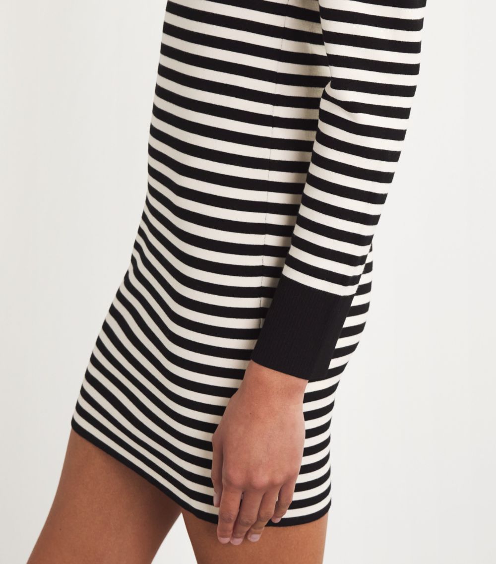 Max Mara Max Mara Long-Sleeve Striped Dress