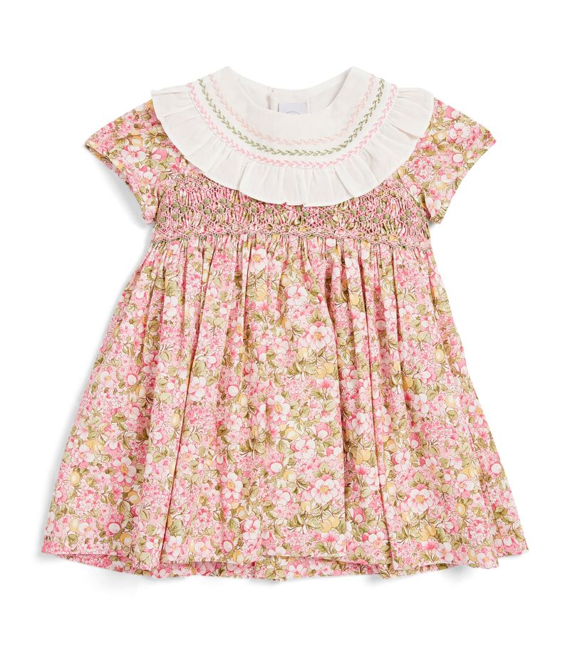  Pepa London Floral Print Smocked Dress (12-18 Months)