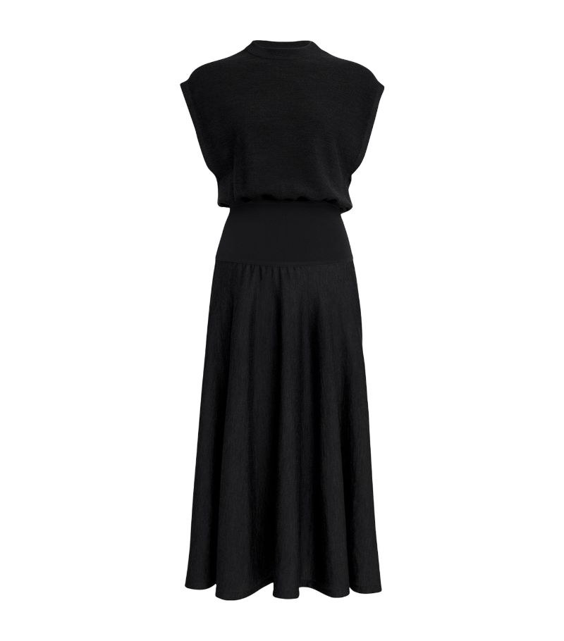 Alaïa Alaïa Virgin Wool Midi Dress