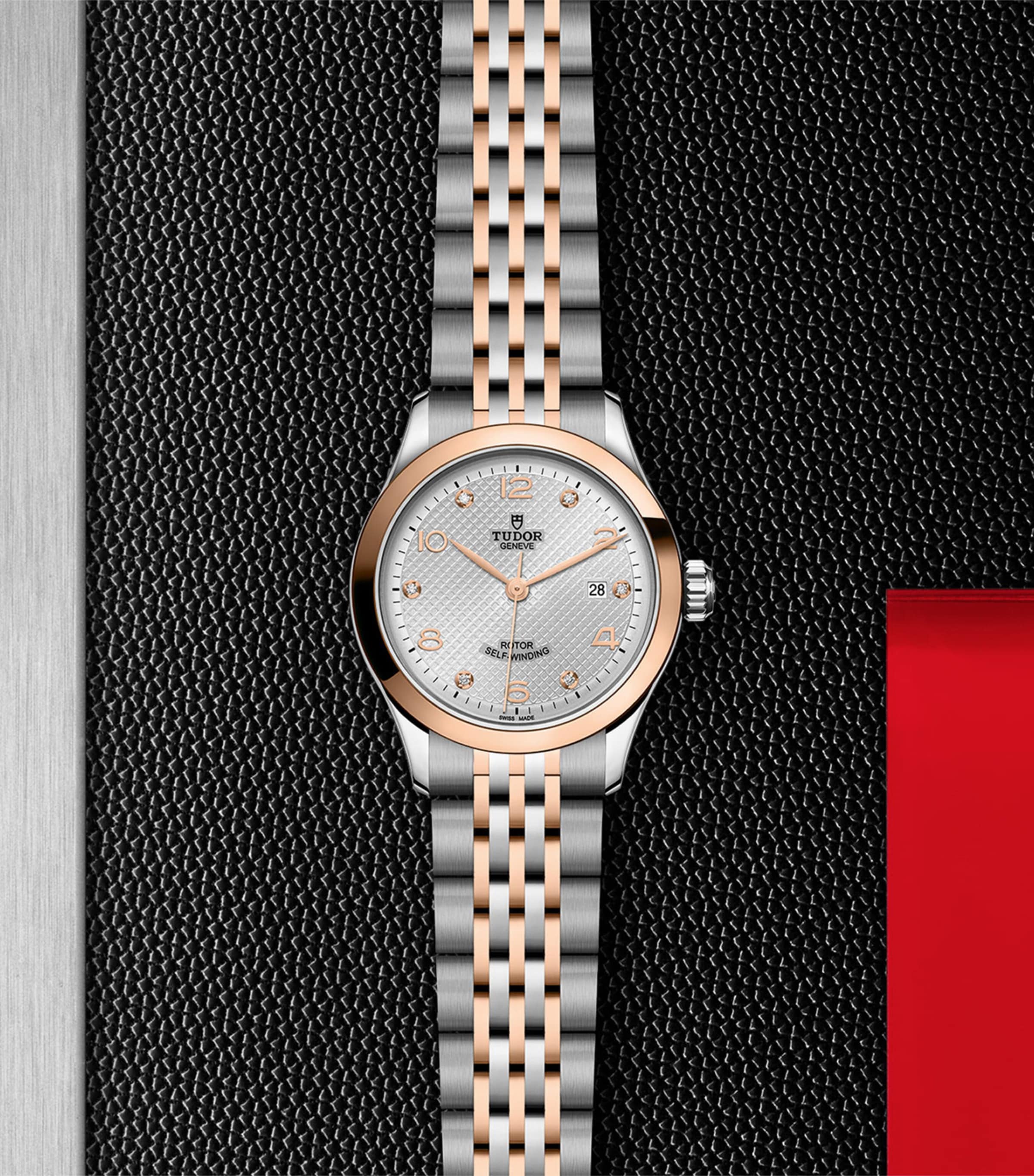 Tudor Tudor 1926 Stainless Steel, Rose Gold and Diamond Watch