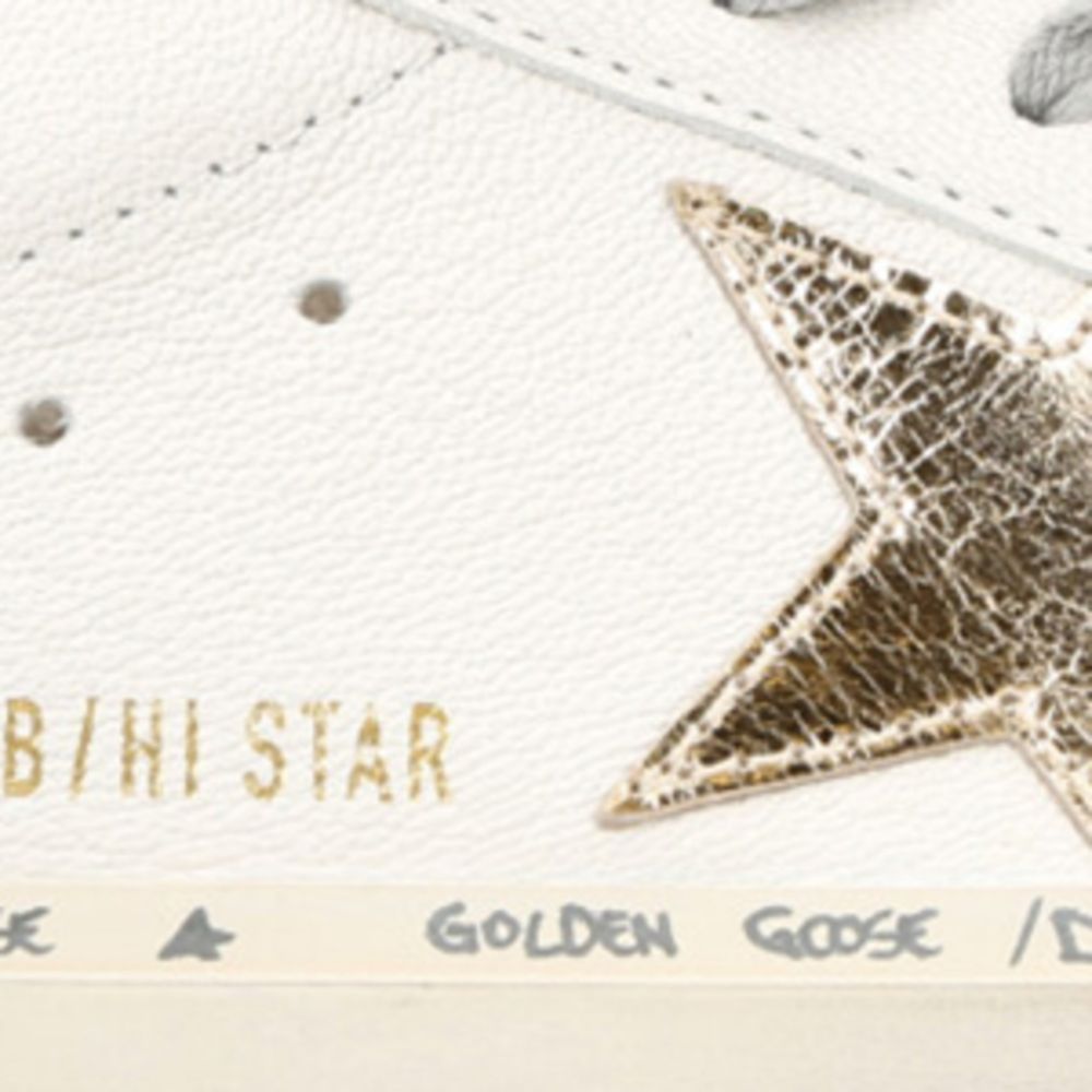 Golden Goose Golden Goose Leather Hi Star Sneakers