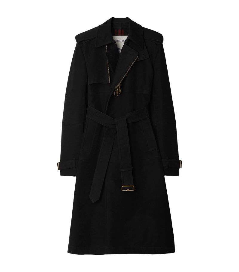 Burberry Burberry Cotton-Blend Moleskin Trench Coat