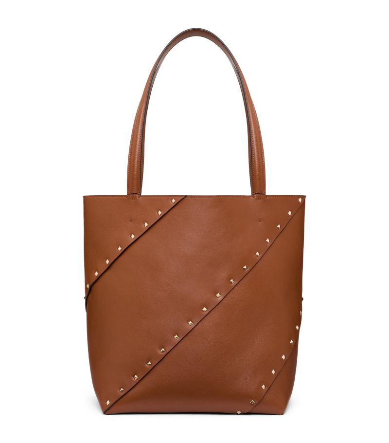 VALENTINO GARAVANI Valentino Garavani Leather Rockstud Wispy Tote Bag