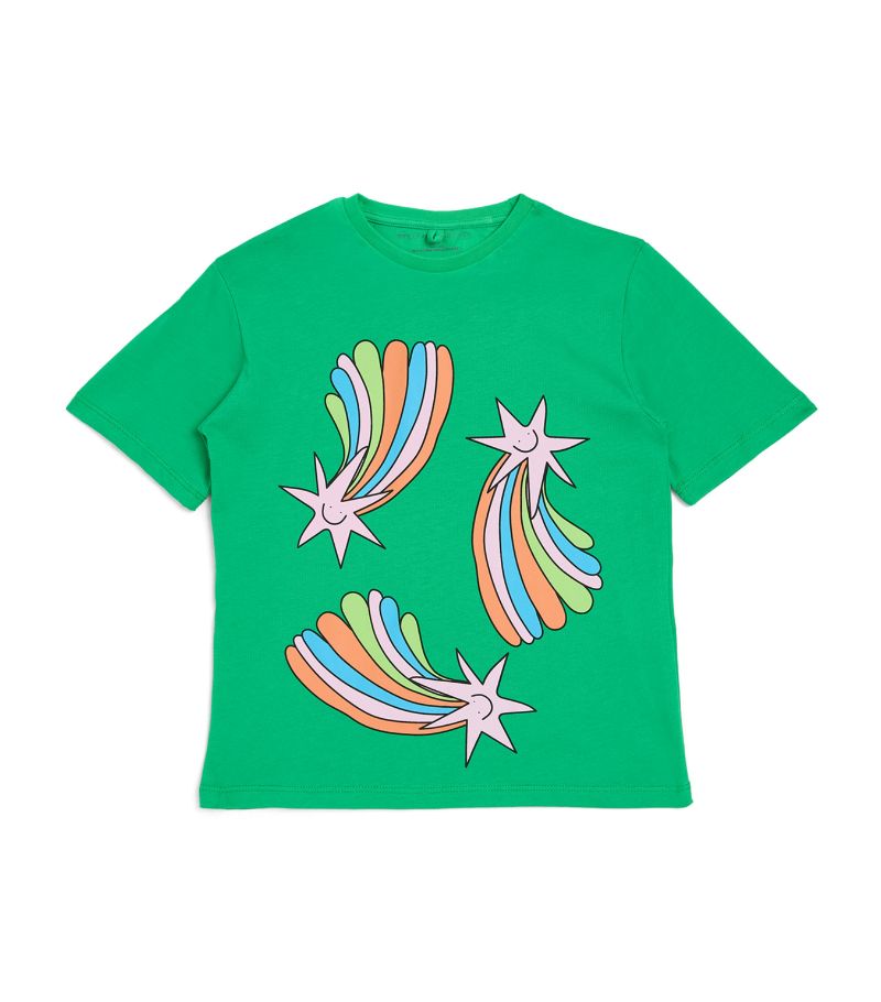 Stella McCartney Kids Stella Mccartney Kids Cotton Shooting Stars T-Shirt (2-14 Years)