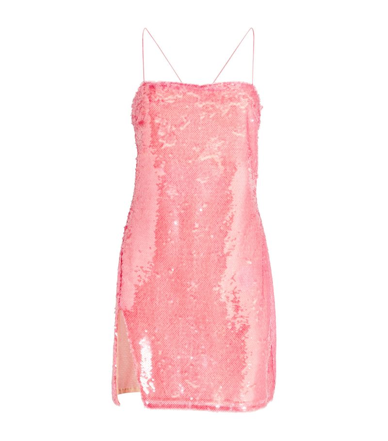 The Attico The Attico Sequinned Fujiko Mini Dress