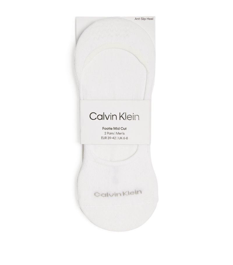 Calvin Klein Calvin Klein No Show Footie Socks (Pack Of 2)