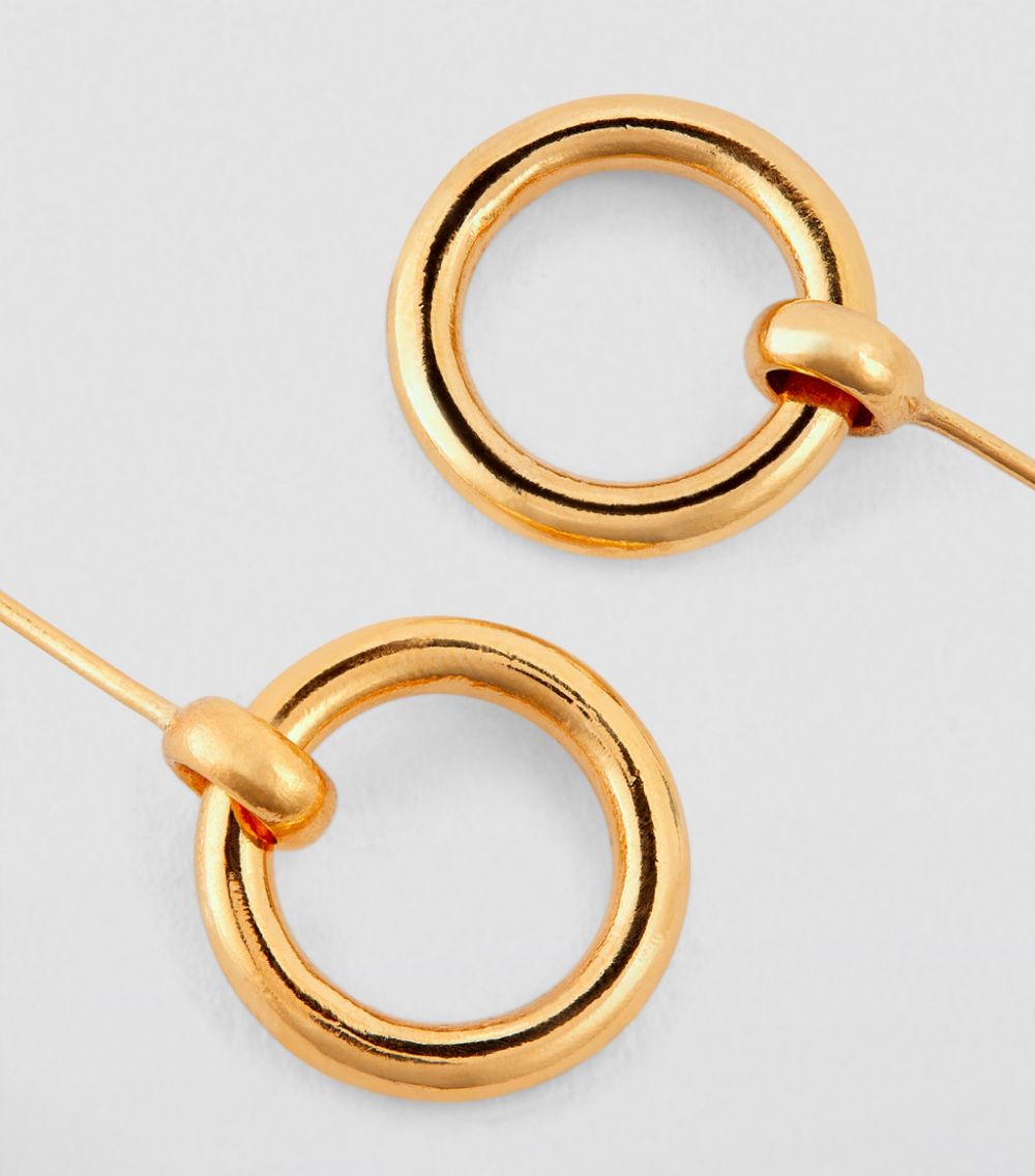 Tilly Sveaas TILLY SVEAAS Gold-Plated Eternity Stud Earrings