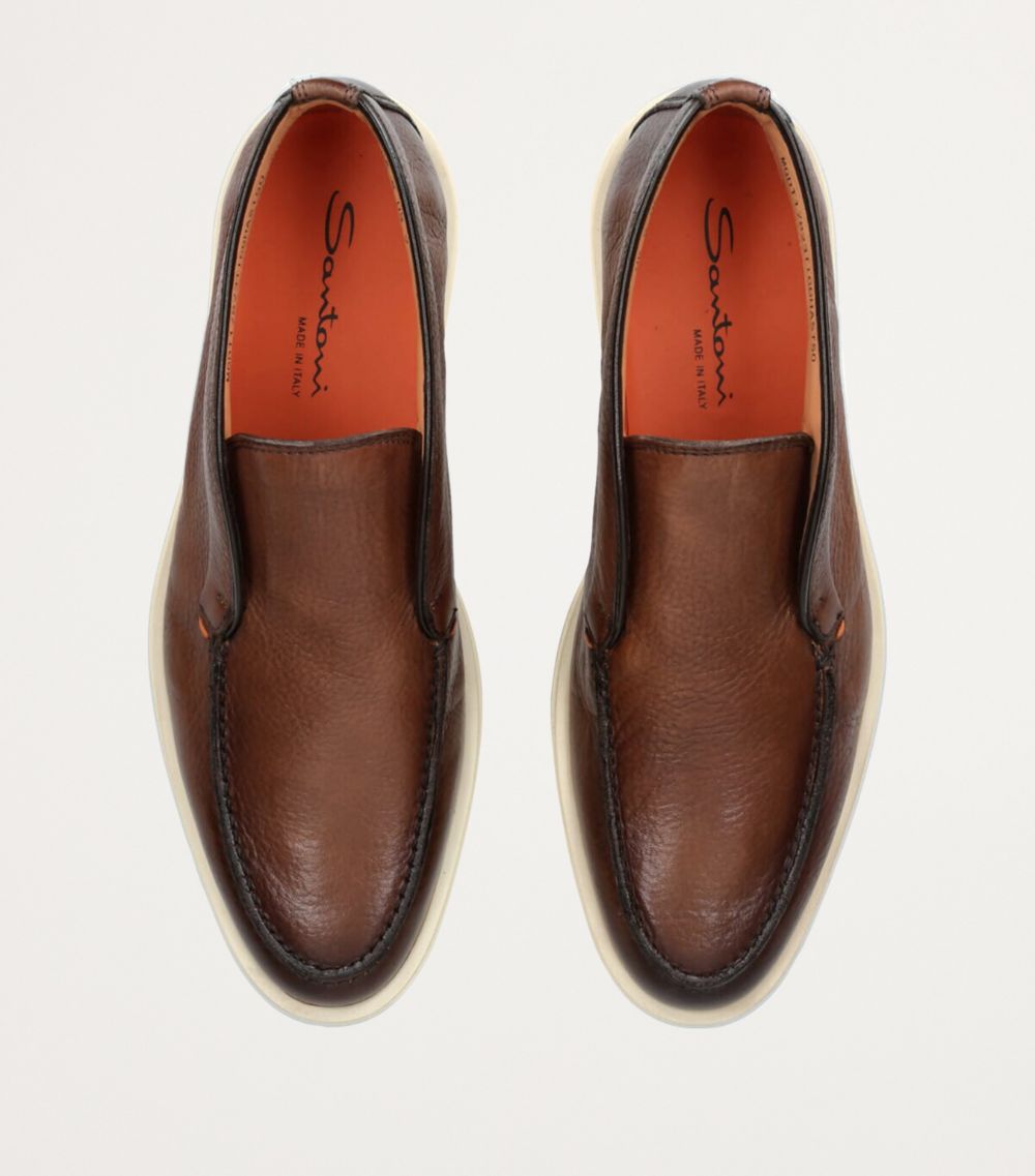 Santoni Santoni Deerskin Detroit Desert Boots