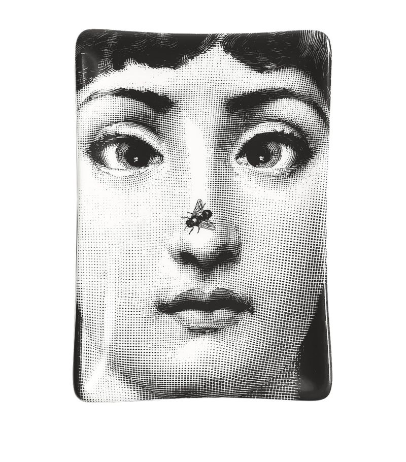 Fornasetti Fornasetti Rectangular Tema E Variazioni Ashtray (10Cm X 16Cm)