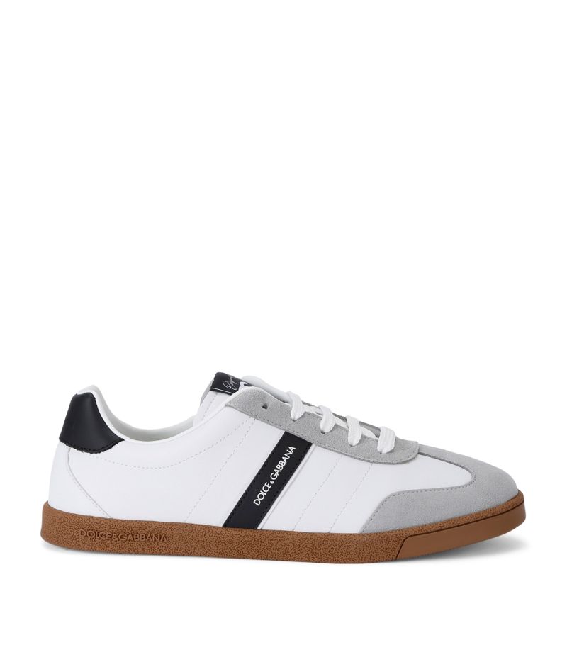 Dolce & Gabbana Dolce & Gabbana Kids Leather Low-Top Sneakers