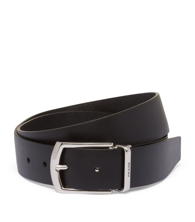 Prada Prada Leather Reversible Belt