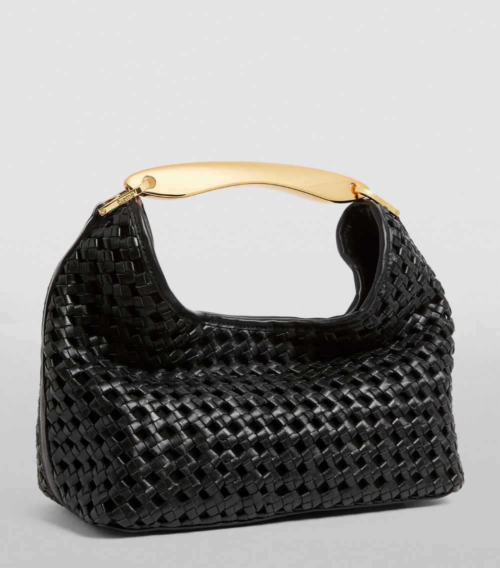 Elleme Elleme Leather Woven Boomerang Tote Bag