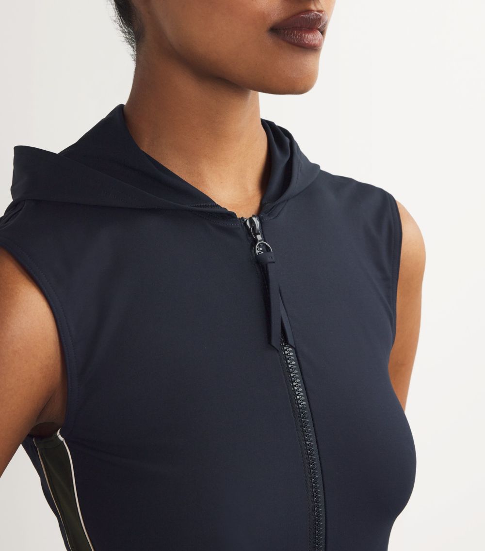 Eres Eres Hooded Half-Zip Sports Dress