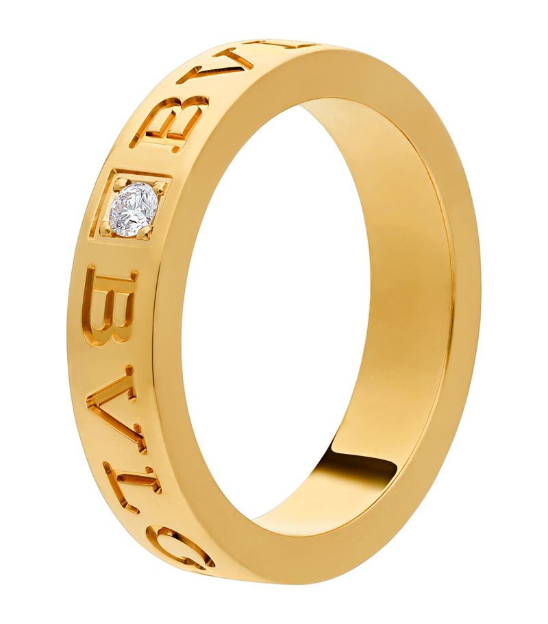 Bvlgari Bvlgari Yellow Gold And Diamond B.Zero1 Ring
