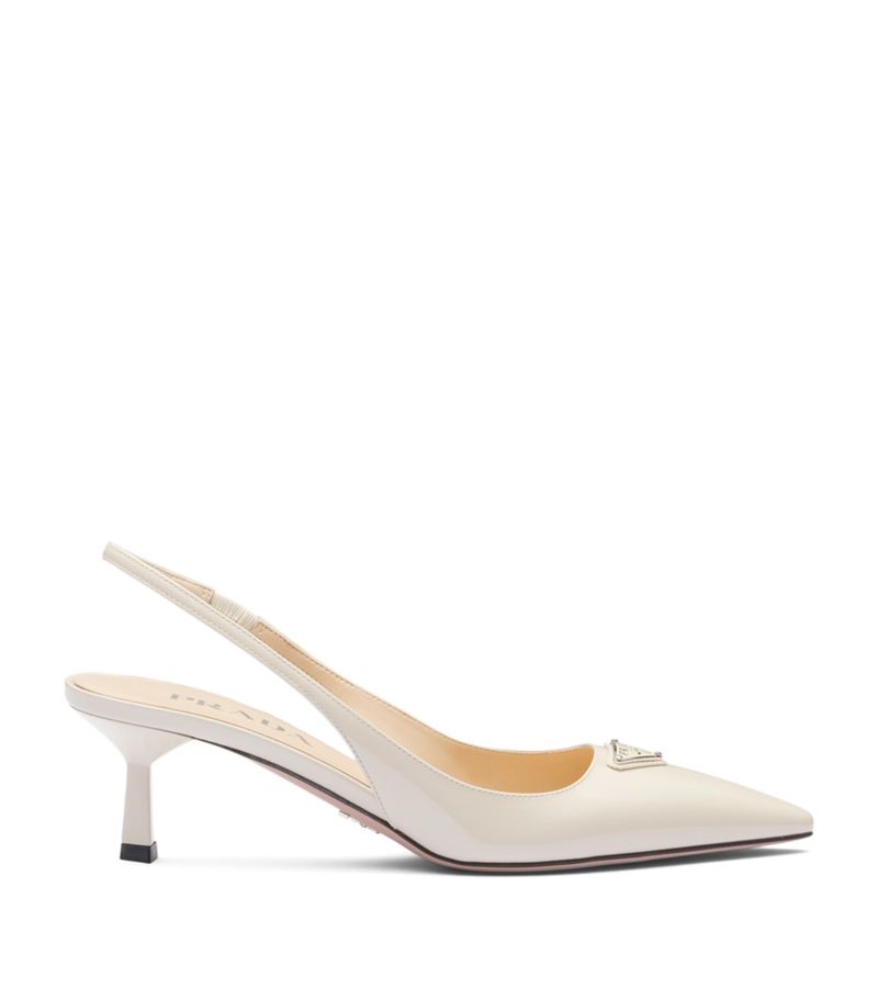 Prada Prada Patent Leather Slingback Pumps 55