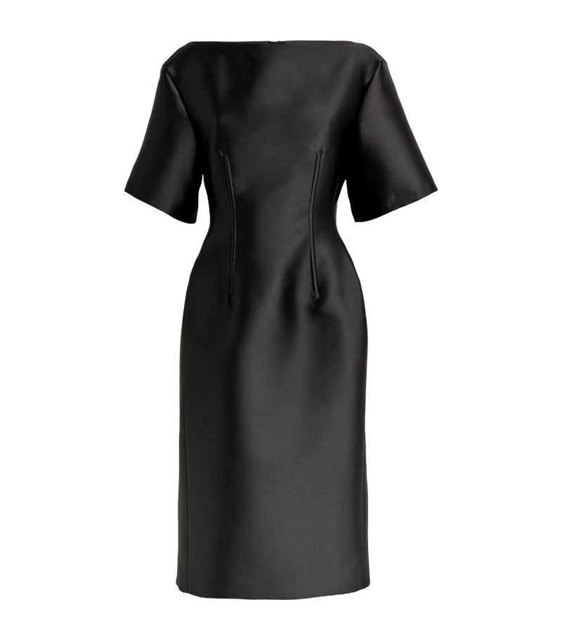  Carven Satin Midi Dress