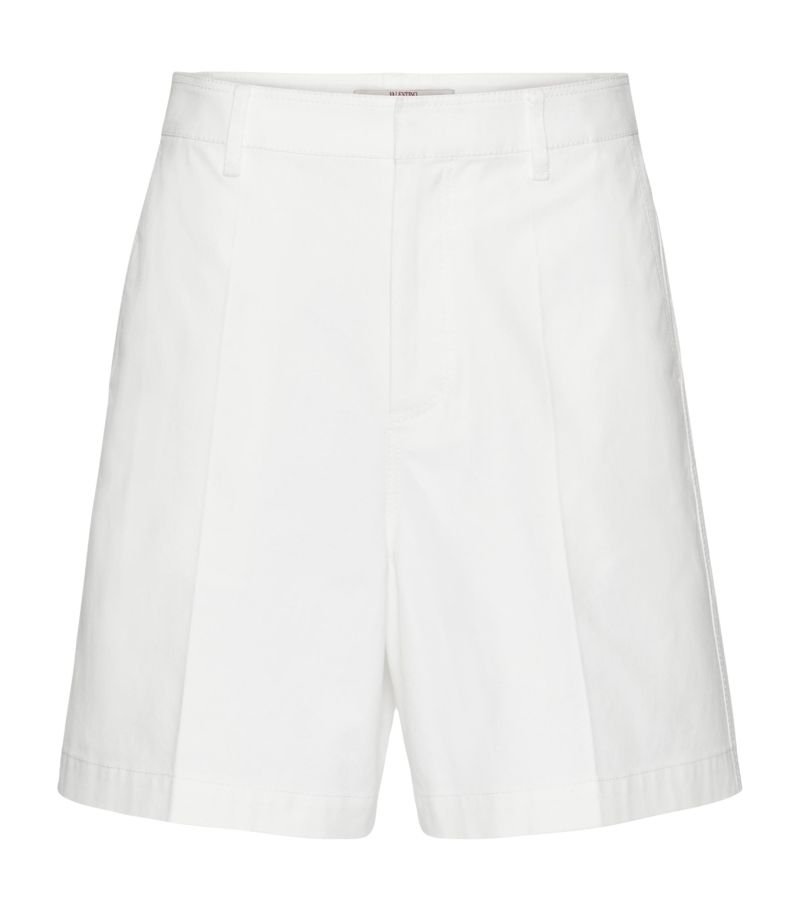 VALENTINO GARAVANI Valentino Garavani Cotton-Blend Bermuda Shorts