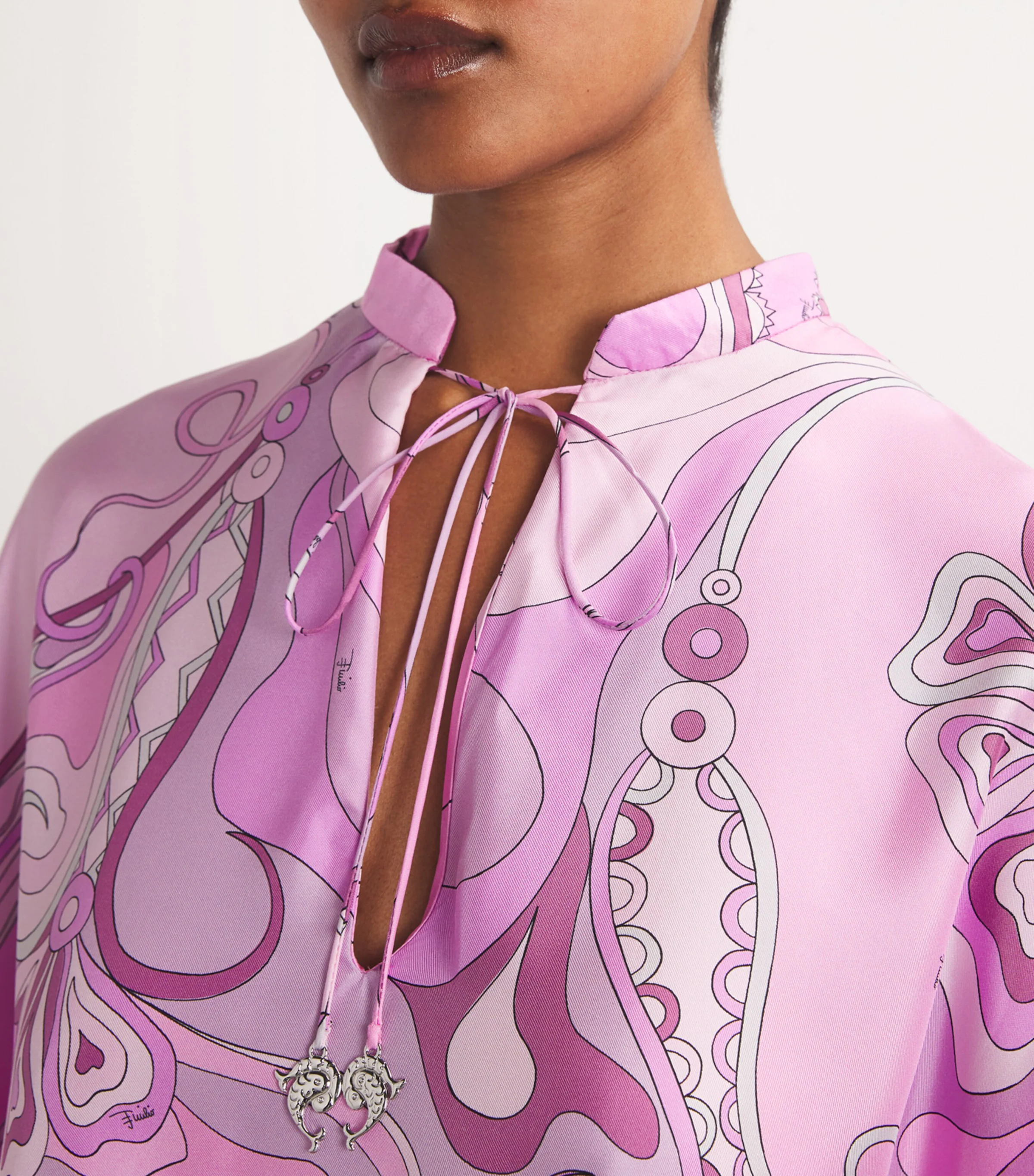 pucci Pucci Silk Orchidee Kaftan