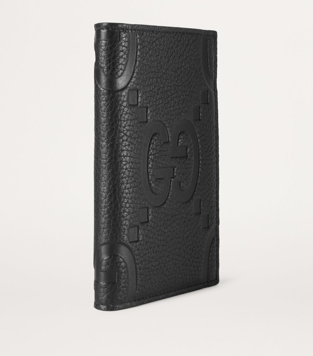 Gucci Gucci Leather Jumbo Gg Passport Case